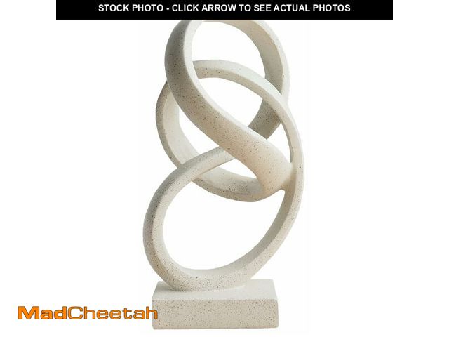 Lot 74-13962410 - LAIKEARTS 10" Modern Abstract Ribbon Decorative Sculpture, Knot Sculptures,Home Decor,Coffee Table S...
