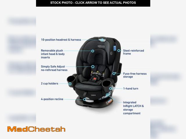 Lot 74-12153094 - Graco Baby Turn2Me 3-in-1 Car Seat - Cambridge/Black - UNUSED