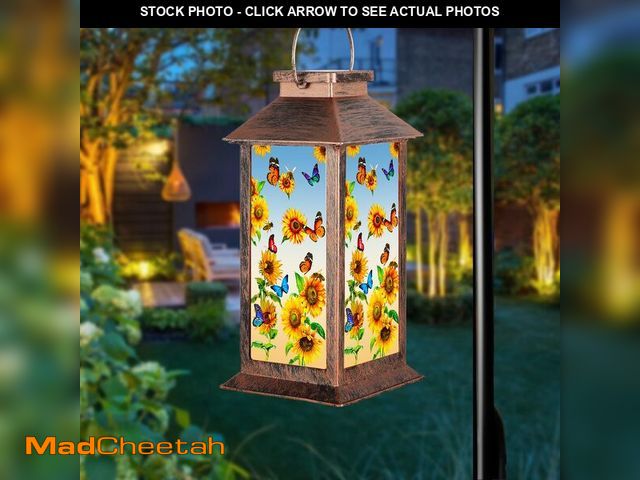 Lot 74-14272754 - Sunflower Solar Lanterns Outdoor Waterproof Garden Decor Birthday Gifts for Women Mom Grandma Sister...