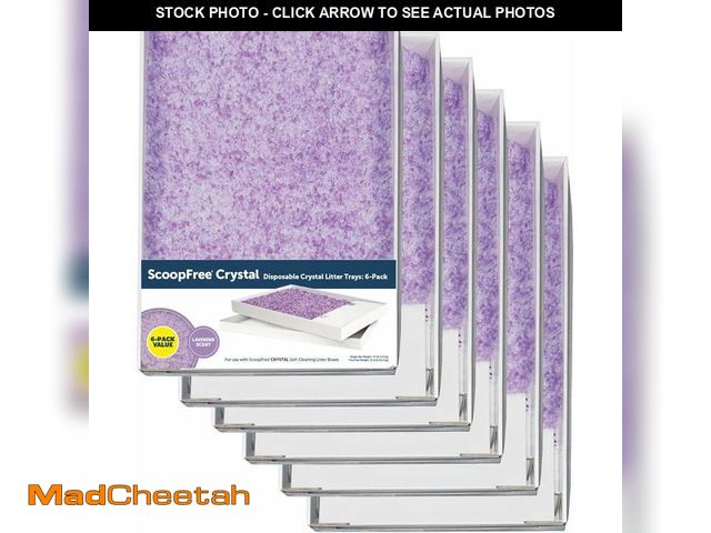 Lot 74-12828078 - PetSafe ScoopFree Disposable Crystal Cat Litter Tray - Easy Cleaning Box - Refill Tray for Electric ...