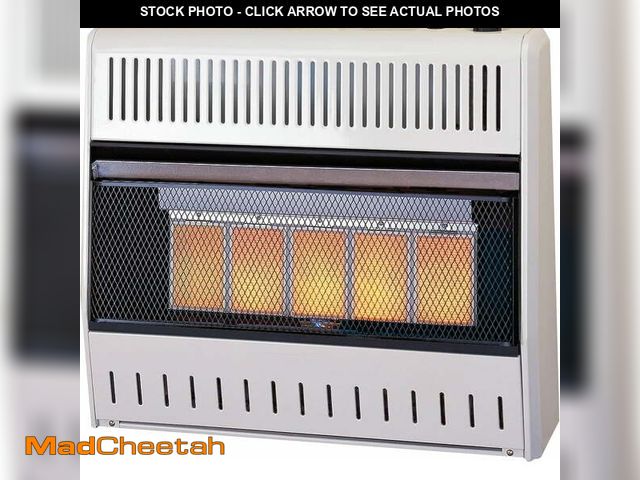 Lot 74-12766353 - Procom Heating Liquid Propane Vent Less Infrared Plaque Heater with Base Feet- 25,000 BTU T-Stat Con...