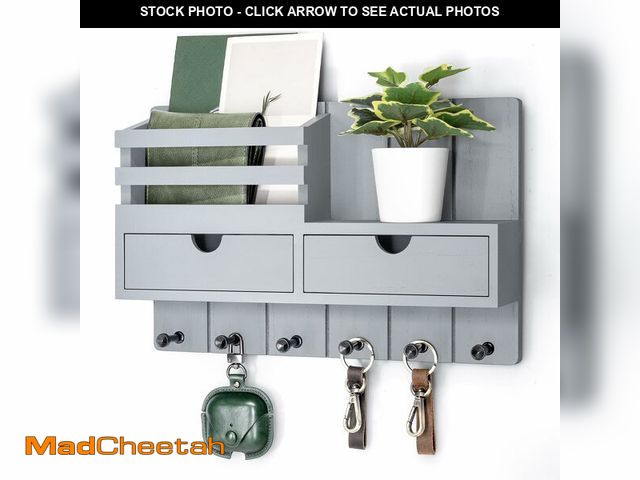 Lot 74-13964741 - Rebee Vision Decorative Key Holder Wall Mount for Aesthetic Room Decor - Stylish Mail Holder for Wal...