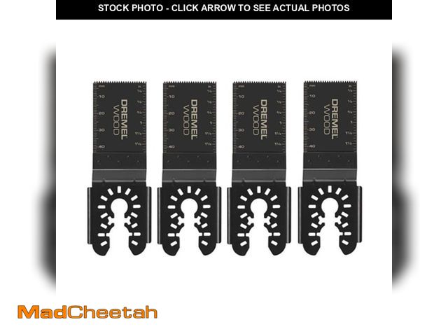 Lot 74-12745685 - Dremel Universal Dual Interface 2 in. Wood Drywall and Plastic Oscillating Multi Tool Flush Cut Blad...