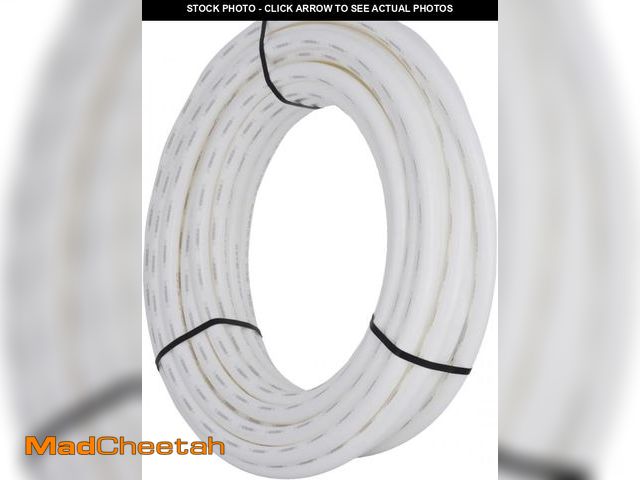 Lot 74-12096474 - SharkBite 1 Inch x 100 Feet White PEX-B, PEX Pipe Flexible Water Tubing for Plumbing, U880W100 - UNU...