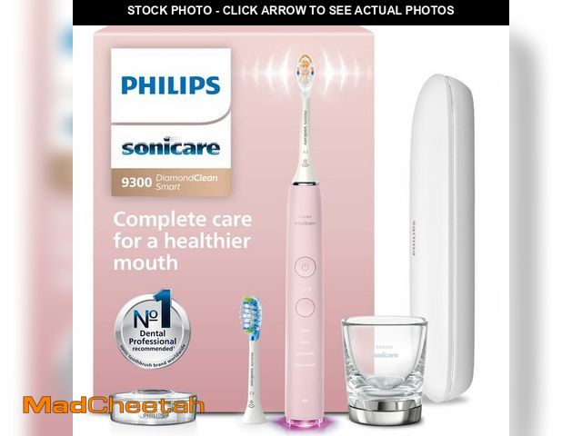 Lot 74-14338303 - Philips Sonicare DiamondClean Smart 9300 Electric Toothbrush - Sonic Toothbrush with App, Pressure S...