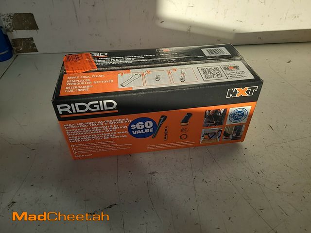 Lot 74-12680374 - RIDGID 2-1/2 in. MAX2531 NXT Max Crevice Tool, Dusting Brush Shop Vacuum Attachments with Shoes for ...