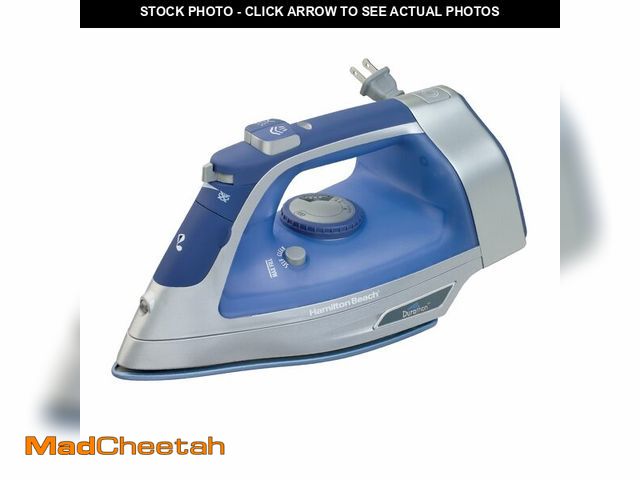 Lot 74-13800531 - Hamilton Beach Steam Iron &amp; Vertical Steamer for Clothes with Scratch-Resistant Durathon Solepla...