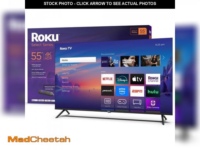 Lot 74-12159749 - *SEE DETAILS* Roku Smart TV 2025 Ã¢â¬â 55-Inch Select Series, 4K HDR TV Ã¢â¬â Roku TV with Enh...
