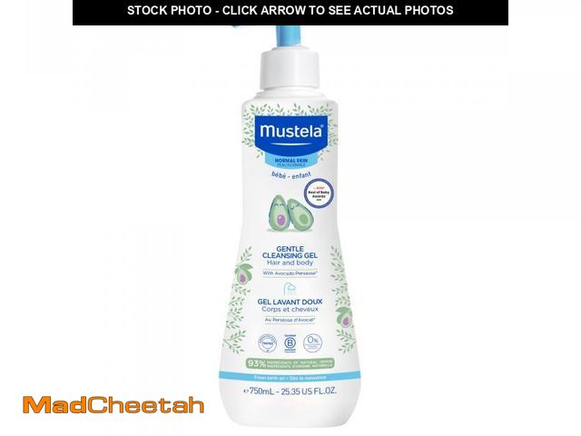 Lot 74-12218785 - Mustela Baby Gentle Cleansing Gel - Baby Hair &amp; Body Wash - with Natural Avocado fortified with ...