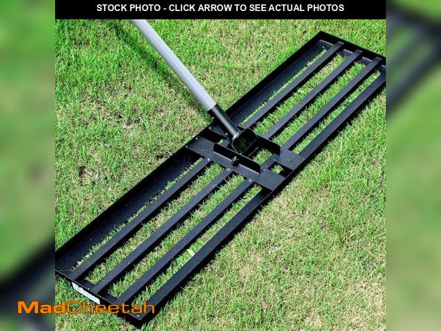 Lot 74-12398734 - Walensee Lawn Leveling Rake, 7FT 45"x10" Levelawn Tool, Heavy Duty Effort Saving Lawn Level Tool, St...