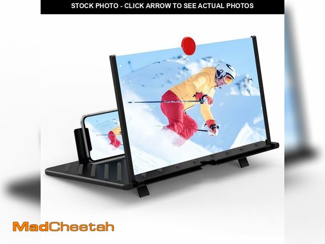 Lot 74-14205185 - 20" Screen Magnifier,3D HD Mobile Phone Magnifier Projector Screen Enlarger for Movies, Videos, and ...