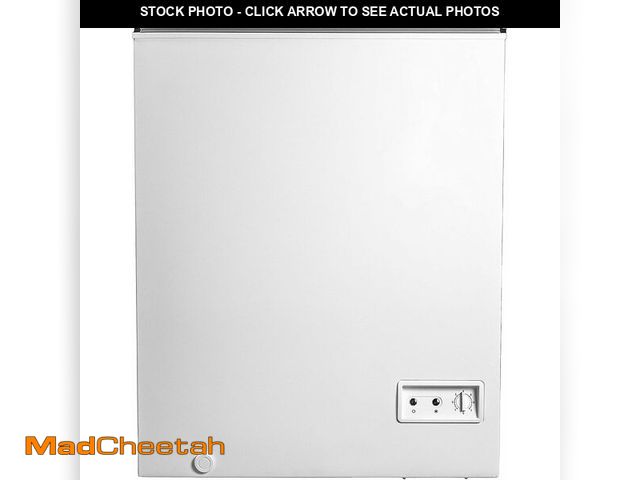 Lot 74-13674074 - Danby DCF050A5WDB 5.0 cu. ft. Square Model Chest Freezer DOE Garage Ready: Freezer can perform in te...