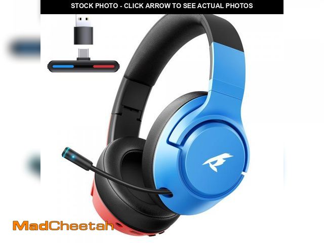Lot 74-12304796 - CG-01 2.4Ghz Wireless Gaming Headset for Nintendo SwitchÃ¤Â¸Â¨OLEDÃ¤Â¸Â¨Lite, Bluetooth 5.4 Gaming H...
