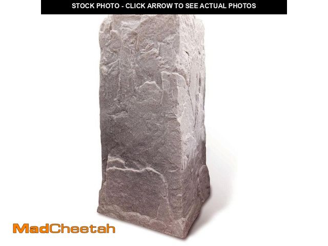 Lot 74-13820703 - Dekorra 18 in. L x 17 in. W x 34 in. H Narrow/H Plastic Cover in Brown/Black - UNUSED