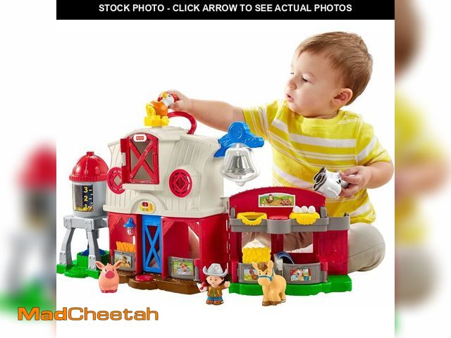 Lot 74-13059363 - Fisher-Price Little People Toddler Learning Toy Caring for Animals Farm Playset with Smart Stages fo...