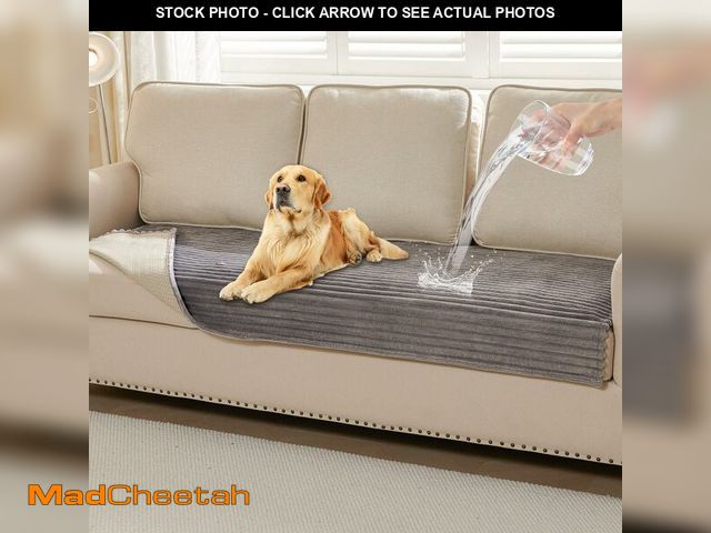 Lot 74-13625551 - HAOMAIJIA Waterproof Couch Cover for Dogs Washable,Faux Fur Pet Couch Covers for Sofa,Soft Dog Bed C...