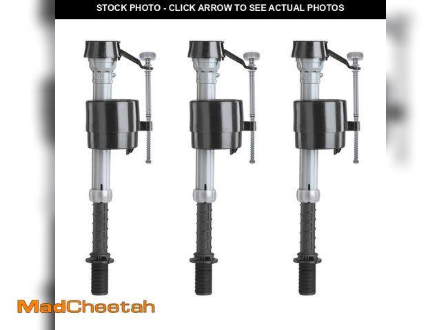 Lot 74-12853014 - Fluidmaster 400A Universal Toilet Fill Dual Flush Valve (Contractor 3-Pack) - UNUSED