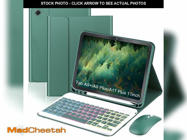 Lot 74-14382083 - Keyboard Case for Samsung Galaxy Tab A11+ Plus / A9+ Plus 11 Inch, Lightweight Mouse Detachable Back...