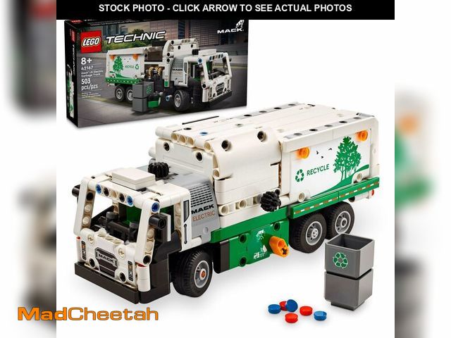 Lot 74-13951713 - LEGO Technic Mack LR Electric Garbage Truck Toy, Buildable Kids Truck for Pretend Play, Great Gift f...