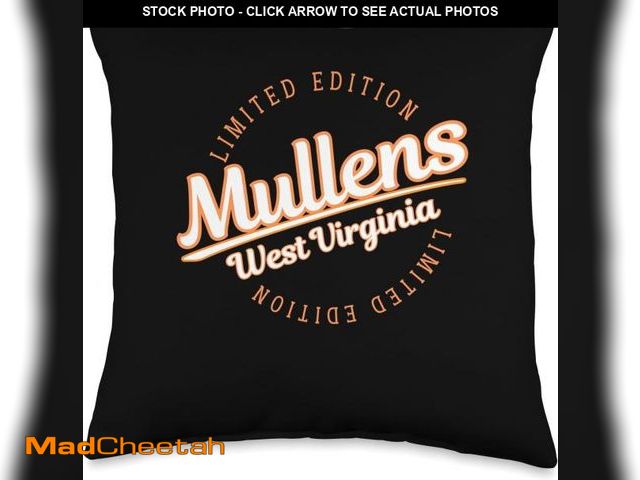 Lot 74-12510451 - Retro Athletic Mullens WV Apparel Throw Pillow - USED