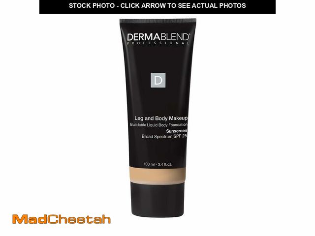 Lot 74-14266279 - Dermablend Leg and Body Makeup Foundation with SPF 25, 20N Light Natural, 3.4 Fl. Oz. - USED