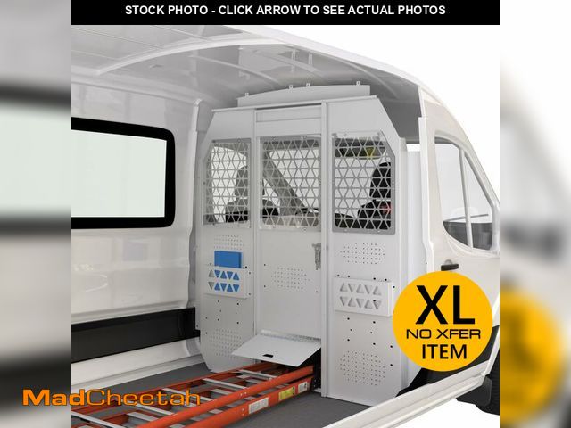 Lot 74-12614504 - MELIPRON Cargo Van Partition Bulkhead Fit for Ford Transit 150 250 350 Medium Roof with Door Handle,...