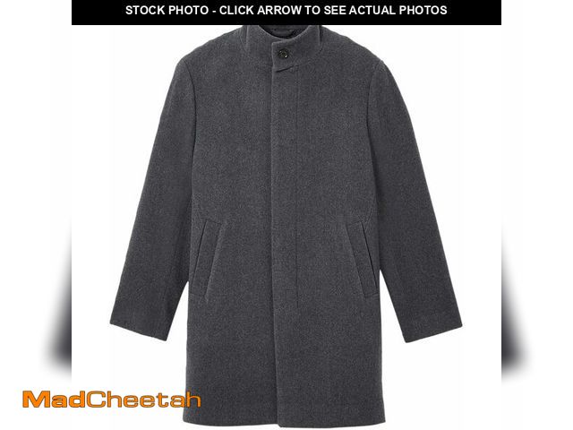 Lot 74-12761742 - Club Monaco Men's Funnel Neck Coat, Charcoal/Charbon, Medium, Size 40 - UNUSED