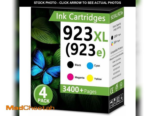 Lot 74-14387006 - XemaX 4-Pack 923e Ink Cartridges Compatible for HP 923XL 923 HP923e Ink Compatible for HP OfficeJet ...