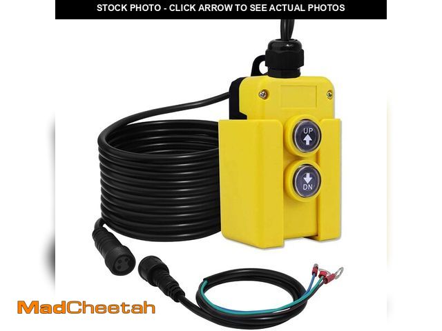 Lot 74-12686175 - 3 Wires Dump Trailer Remote Control Switch 12v DC Hydraulic Pump Power Unit Up Down Control Switch f...