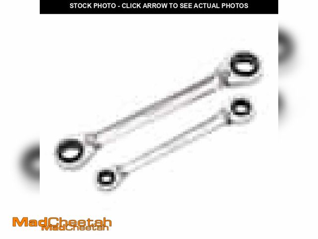 Lot 74-11370412 - Husky SAE Quad Drive Ratcheting Wrench Set (2-Piece) HQRRW2PCSAE - UNUSED