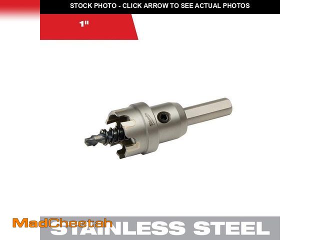 Lot 74-14182362 - Milwaukee 1 in. Carbide Hole Cutter (1-Pack) - UNUSED