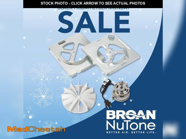 Lot 74-12682952 - Broan-NuTone Replacement Motor Wheel 70 CFM - UNUSED