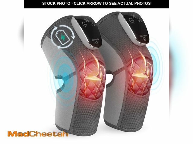 Lot 74-12699549 - COMFIER Cordless Knee Massager with Heat, 3-in-1 Knee Heating Pad for Knee Pain, Vibration Knee Brac...