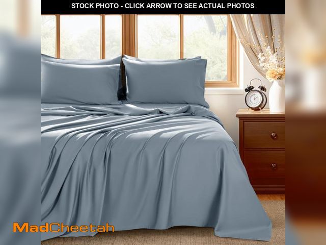 Lot 74-12220629 - Shilucheng 100% Egyptian Cotton King Size Sheets Set - 1000 Thread CountÃ¯Â¼ÅLuxury Cotton Bed Shee...