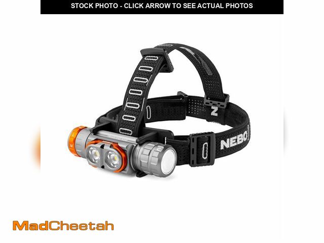 Lot 74-14211746 - NEBO Transcend 3K Headlamp | 3000 Lumen, 5 Light Modes, USB-C Rechargeable, Waterproof, Magnetic, De...