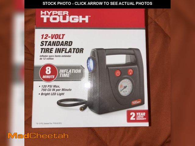 Lot 74-12421924 - Hyper Tough DC12V Standard Tire Inflator - UNUSED