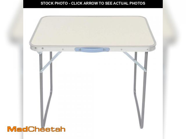 Lot 74-12424747 - Karl home Rectangle Aluminum Folding Picnic Table - UNUSED