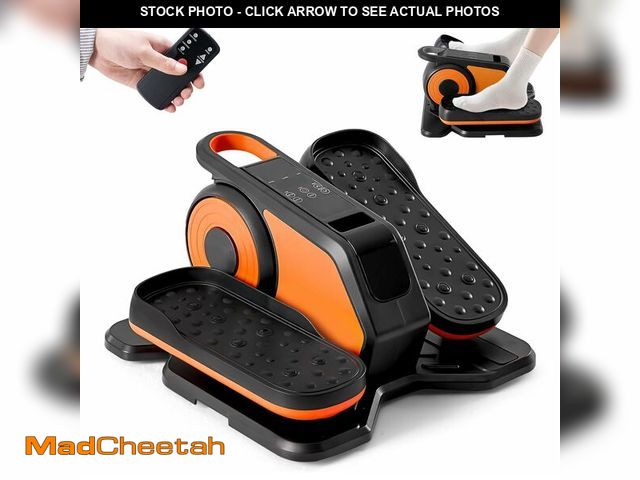 Lot 74-13382481 - OLIXIS Under Desk Elliptical Machine, Portable Electric Seated Pedal Exerciser with Remote Control, ...