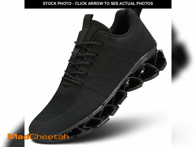 Lot 74-13572033 - Mens Walking Shoes Lace up Blade Running Tennis Casual Fashion Sneakers Comfortable Non Slip Work Sp...