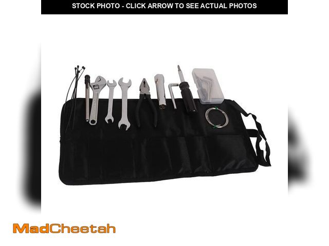 Lot 74-14270287 - MOTO4U 12PC Universal Compact Repair Tool Kit for Metric Japanese Motorcycles UTV ATV Snowmobiles Sn...