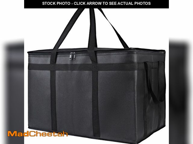 Lot 74-12698930 - Bodaon Insulated Food Delivery Bag, XXXL Pizza Delivery Bags for Hot and Cold Food, Commercial, Larg...