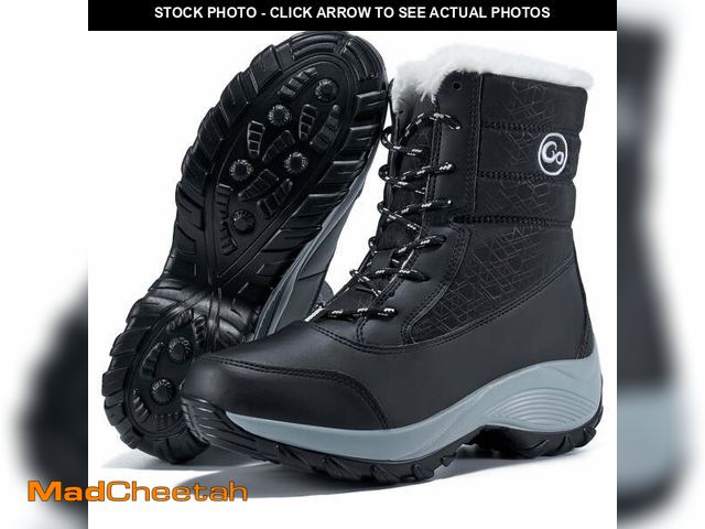 Lot 74-12890204 - Ecetana Women Snow Boots Winter Shoes for Women Waterproof Booties 38 - UNUSED