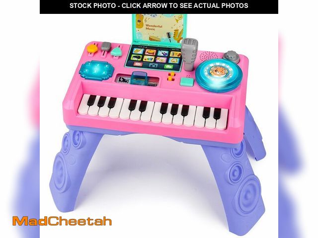 Lot 74-13622213 - Baby DJ Table for Toddlers 1-3 with Music &amp; Light, Musical Baby Piano Toys 6-9-12-18 Months Todd...