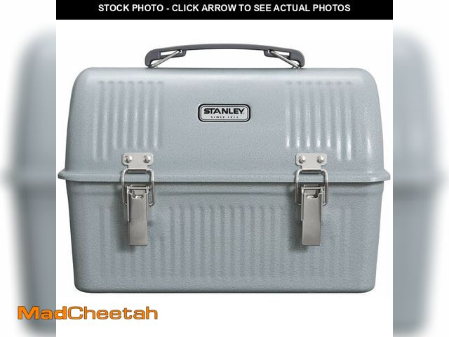 Lot 74-14432151 - STANLEY Classic Lunch Box 10 qt | Vintage Metal Lunchbox | Durable Meal Container with Handle and La...