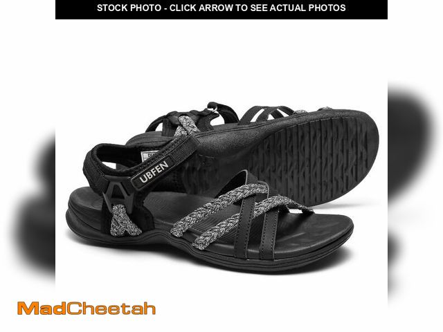 Lot 74-14481994 - UBFEN Womens Hiking Sandals with Comfortable Arch Support - USED