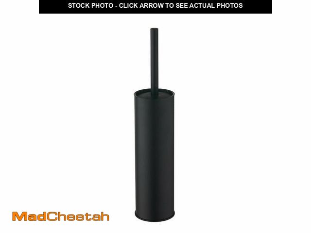 Lot 74-14045632 - BGL Stainless Steel Toilet Brush with Holder, 2 Black Bristle Heads - UNUSED