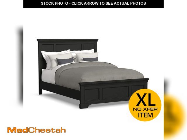 Lot 74-12945069 - HOMESTYLES Bedford Black Queen Bed Frame - UNUSED