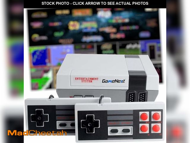 Lot 74-10955975 - GAMENEXT Retro Game Console, AV Classic Mini Video Game Consoles Built-in with 620 Games Dual Player...
