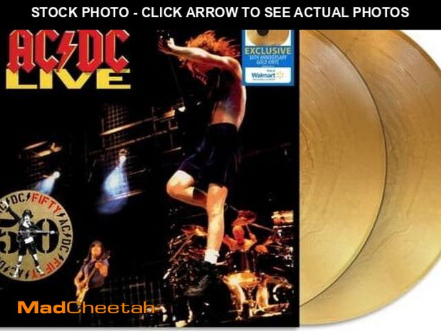 Lot 74-12526655 - AC/DC - Live (Walmart Exclusive) - Music &amp; Performance - Vinyl [Exclusive] - UNUSED
