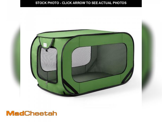 Lot 74-12355572 - Love's cabin Pop Up Kennel, Indoor Outdoor Crate for Dog Pets, Portable Car Seat Kennel, Cat Bed Col...
